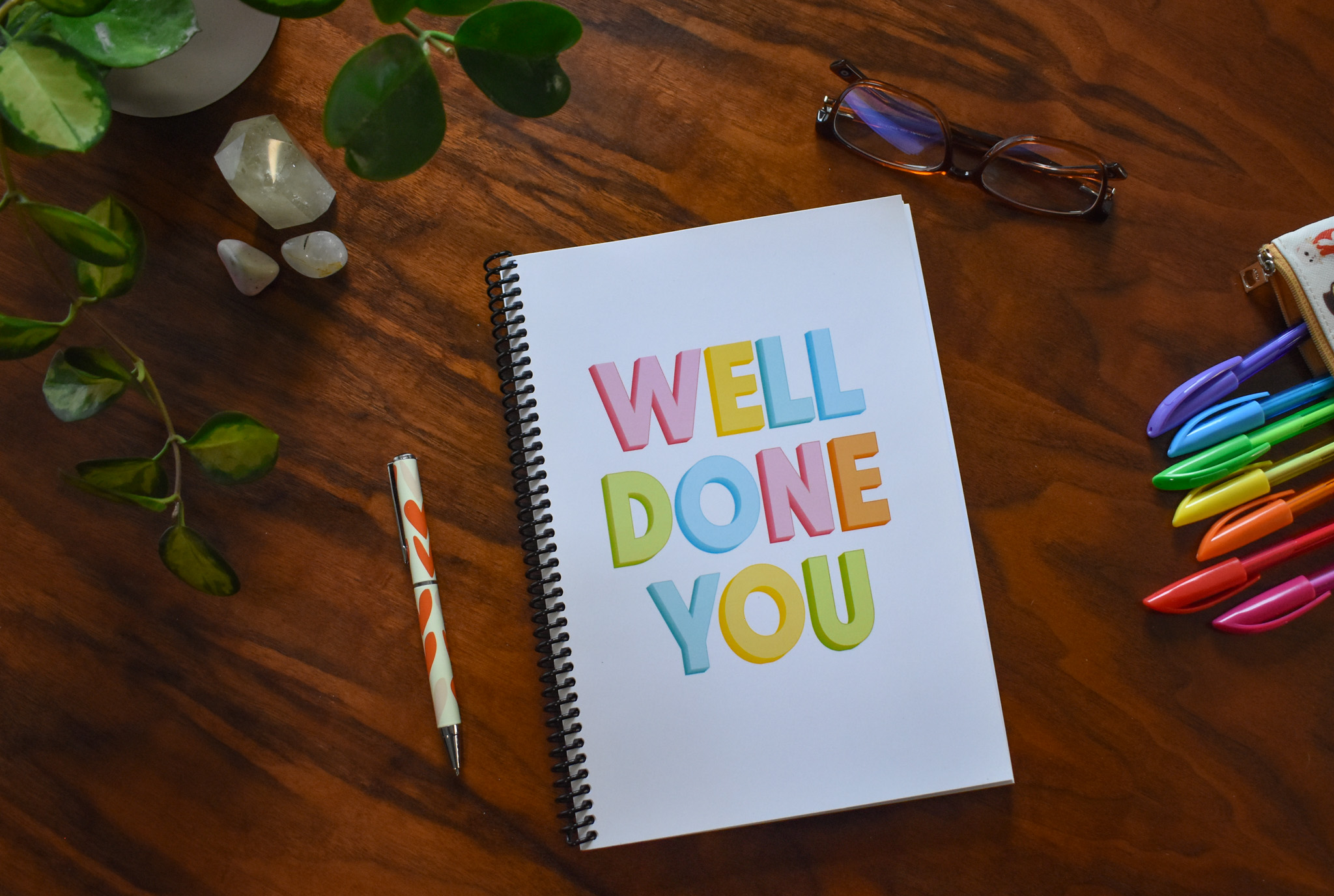 Well Done You - 2026/27 Undated 52-Week Goal Planner
