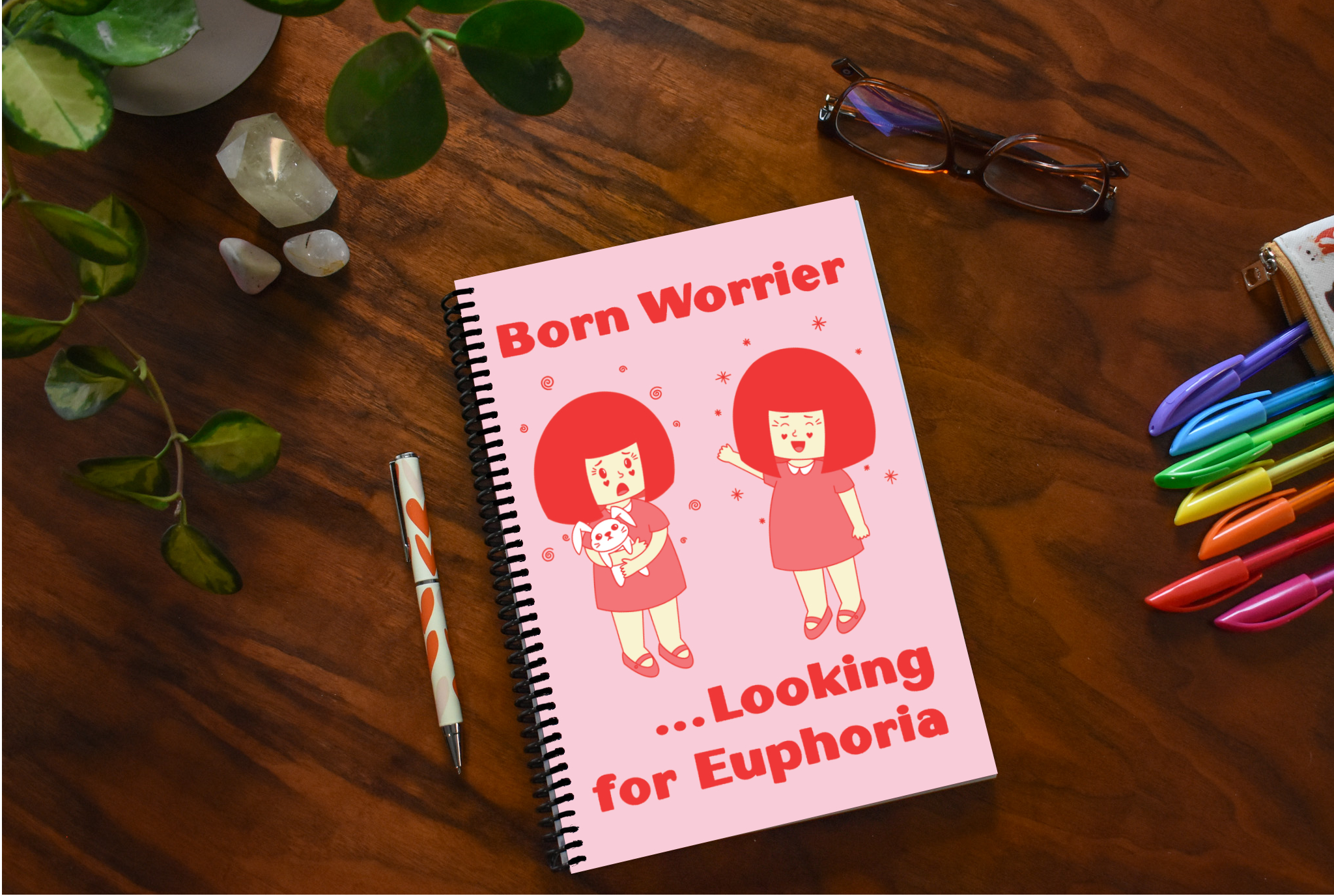 Born Worrier - 2026/27 Undated 52-Week Goal Planner